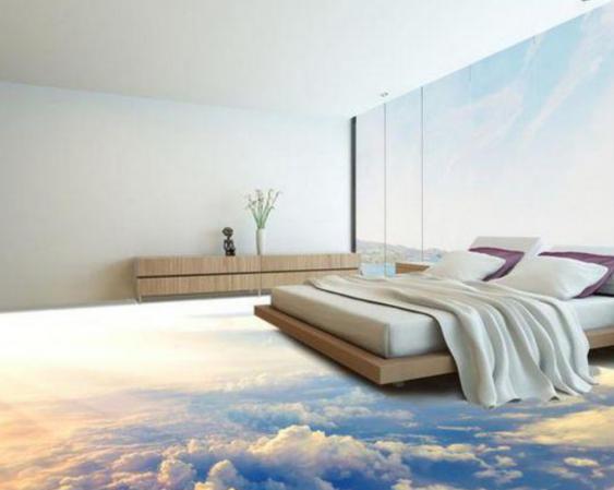 ابعاد کاشی سه بعدی اتاق خواب